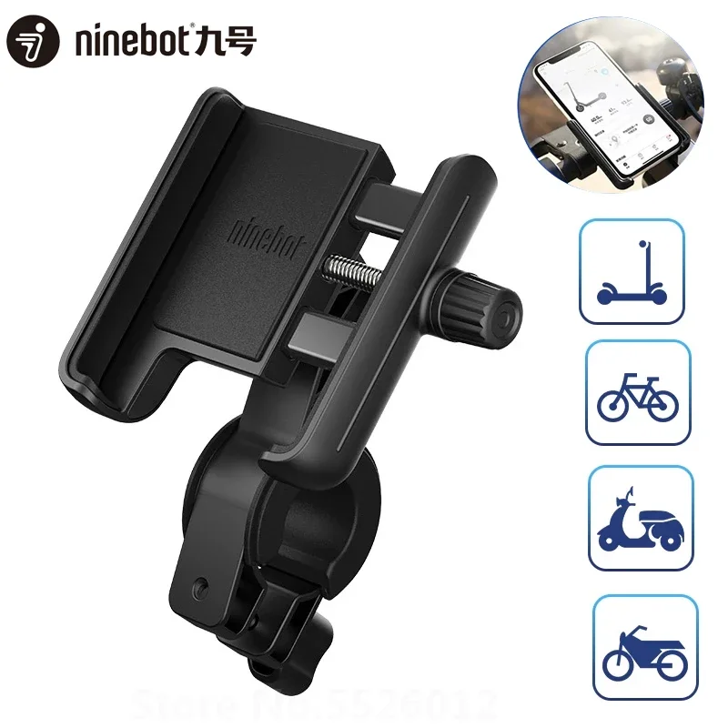 Ninebot Scooter Handlebar Phone Holder Suitable for Electric Scooter Ninebot G30 Max Bicycle Motorcycle Kickscooter Stand