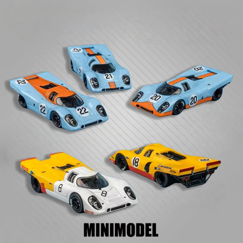 

Findclassically 1:64 917K Yellow White / Blue Diecast Model Car