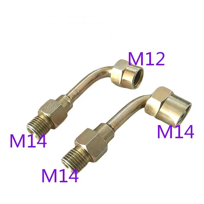 Угловой адаптер YouTube Reducer для испытательного стенда EFI Common Rail M14-12 M14-14