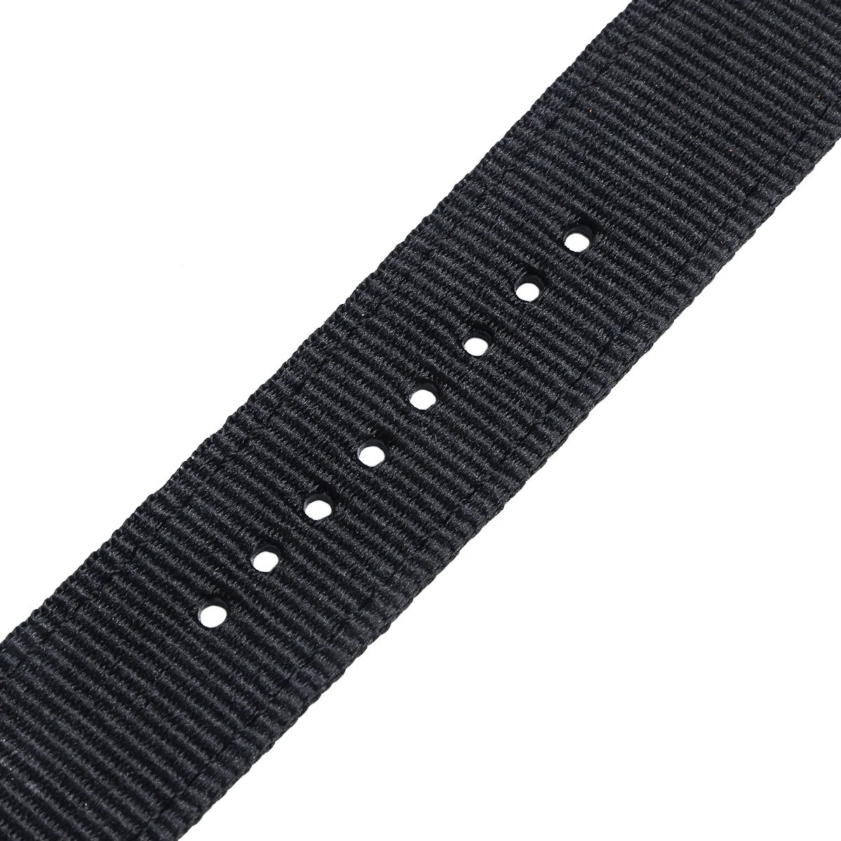 

20mm Heavy Duty Nylon Watch Bands Smooth Texture Easy Install for Fitness Swimming Diving Climbing Black 20mm Watch Strap