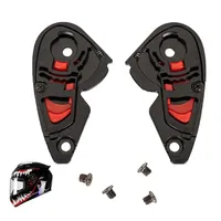 1 Pair Motorcycle Helmet Visors Mounting Fix Base Plate Lens Holder Bracket for QIKE 111 Helmet Accessories