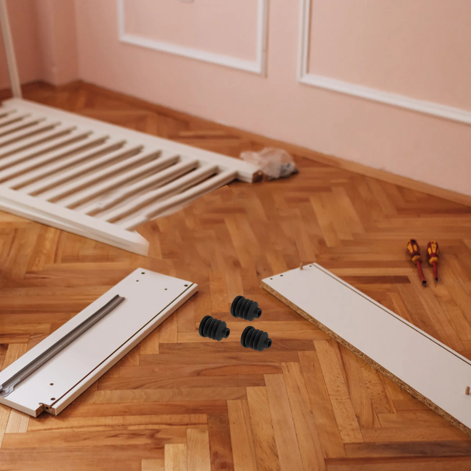 

10pcs Caster Sleeves Plastic Chair Leg Wheels Floor Protection Anti-Slip Dry Inserts Table Wheel Protectors Baby Bed Mounts