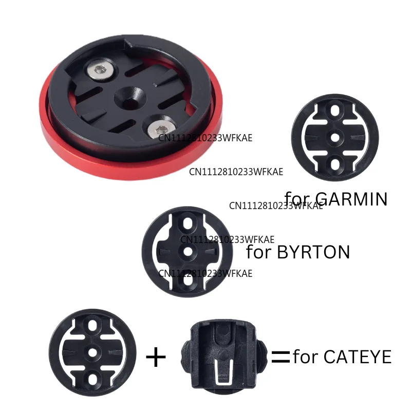Bicycle wrist group code table seat bowl group cover code table bracket aluminum alloy suitable for Garmin Bairui