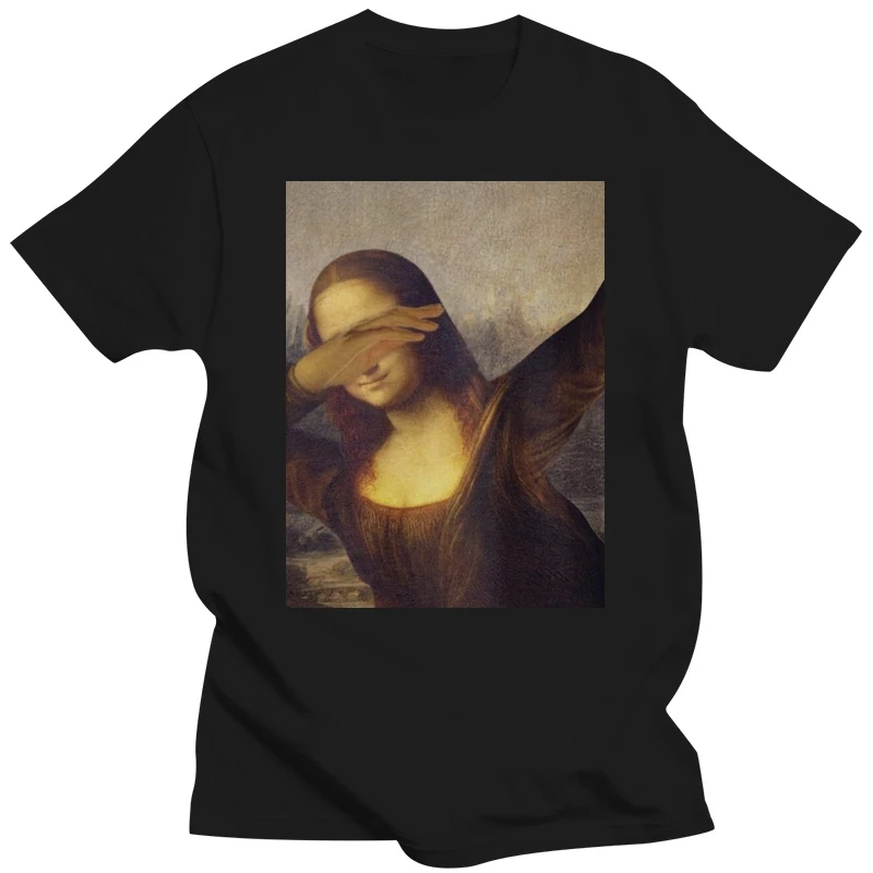 New Monalisa Dab Men's Black Logo Men Women T Shirts S 3xl Summer Casual Man T Shirt Good Quality Light