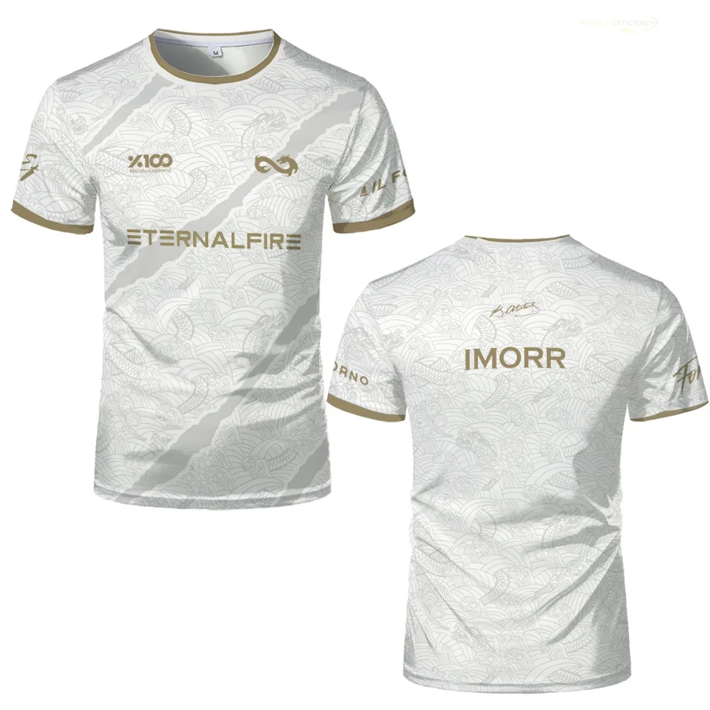 فريق الرياضات الإلكترونية النار الأبدي 2025 زي جديد جيرسي CS2 برو الدوري نادي تنفس التدريب تي شيرت للجنسين المشجعين مخصص س الرقبة تيز #3