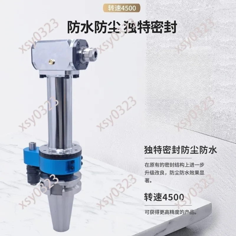 90 Degree CNC Angle Head BT40 BT50-ER32 Light Duty High Speed Right Angle Milling Head