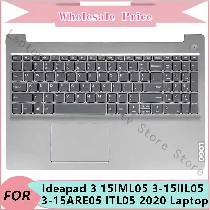 

Новый оригинальный чехол для ноутбука Lenovo Ideapad 3 15IML05 3-15IIL05 3-15ARE05 3-15ITL05, упор для рук, клавиатура, верхняя версия для США