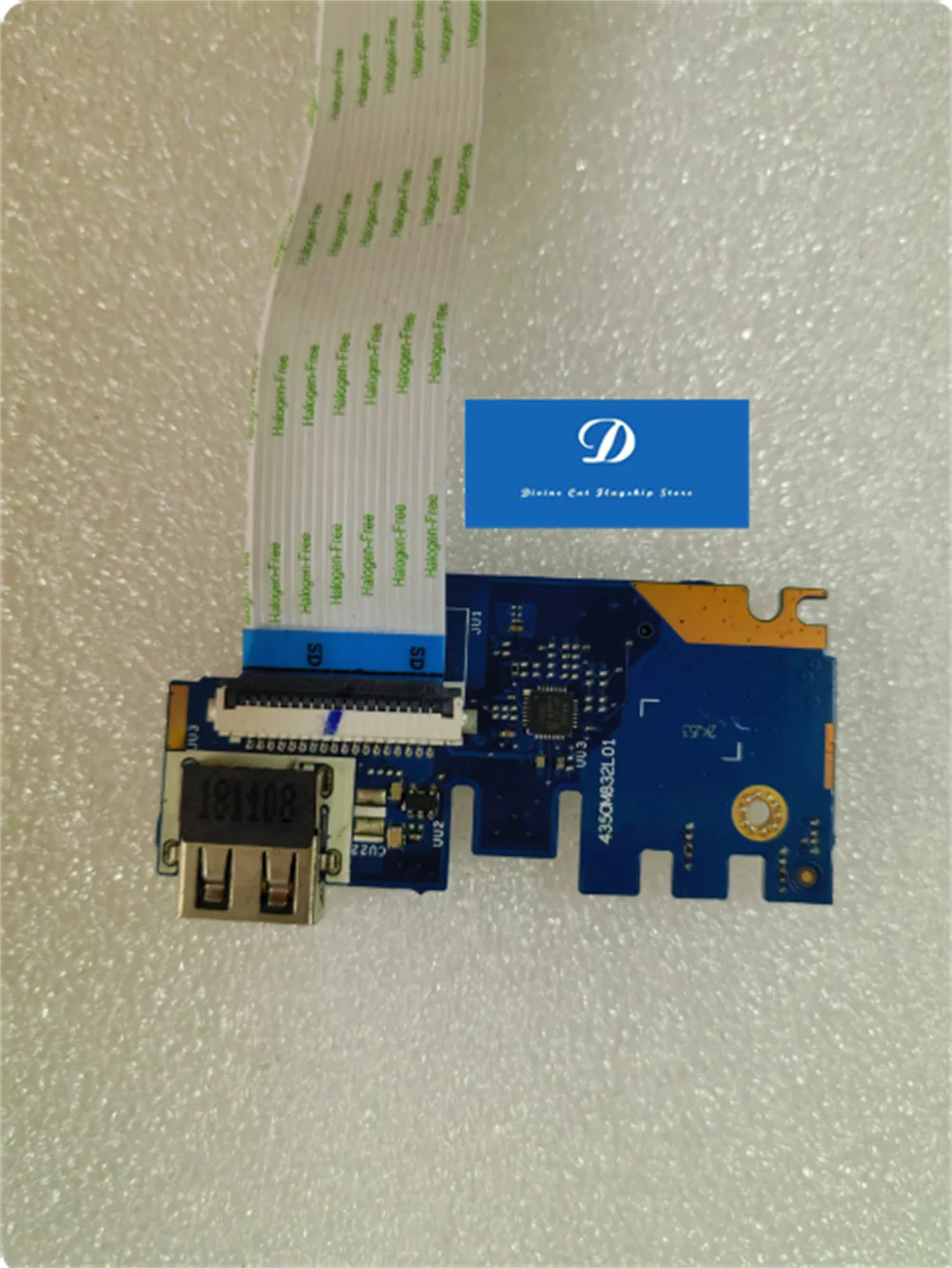 FOR HP 15-DA 15-DB LS-G071P USB SD Card Reader Interface Board W Cable