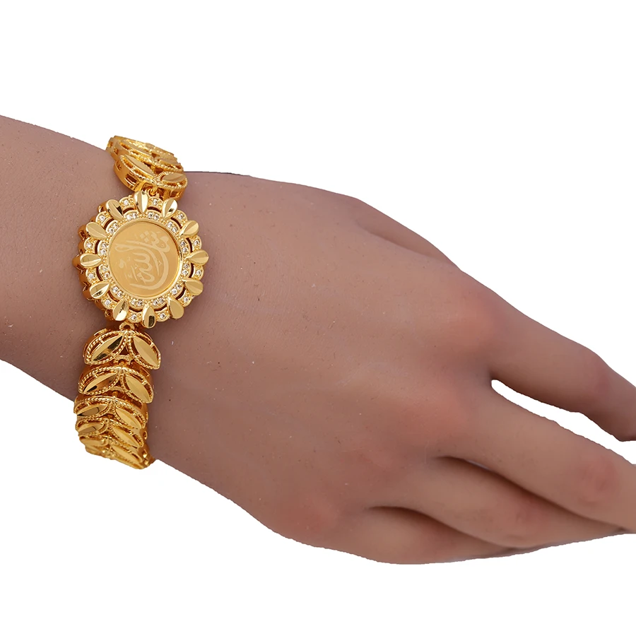 

Adixyn Allah Islam Watch Bracelets for Women Men Dubai Jewelry Arab Islamic Middle Eastern African Gifts