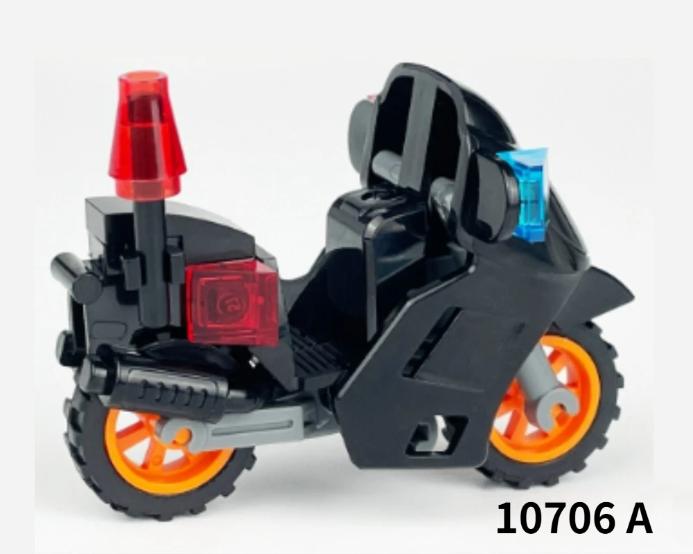 الأطفال الجسيمات الصغيرة بنة مدينة دورية نموذج دراجة نارية لتقوم بها بنفسك فريق دراجة نارية مجموعة لغز التجمع لعبة هدية عيد