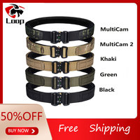 2 Inch Tactical Belt Quick Release Metal Buckle MOLLE Airsoft Mens Belts molle belt military tactical belt