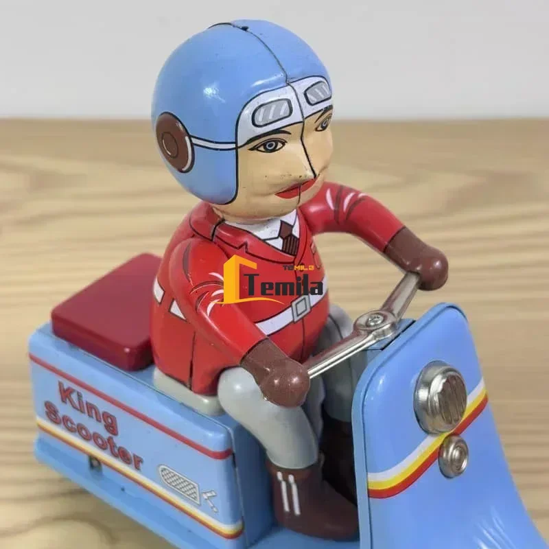 Giocattoli a carica Ornamenti creativi Giocattoli di latta Pedali Moto Temi nostalgici Ristorante Bar Regali di compleanno personalizzati