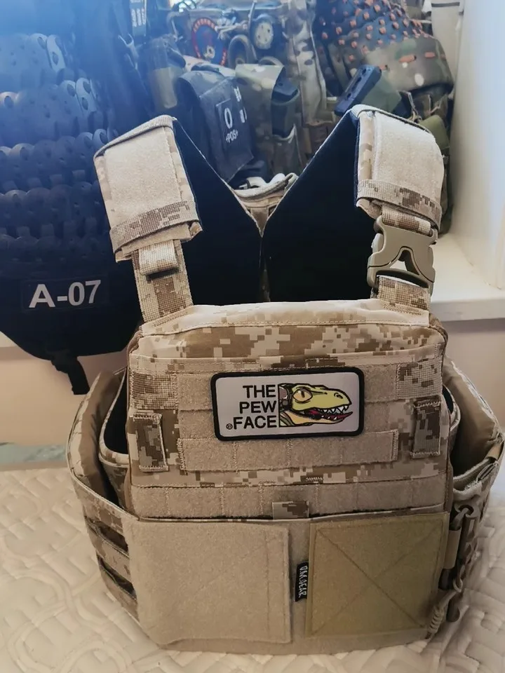 سترة تكتيكية AVS MBAV/SWIMMER قطع الألواح الأمامية والخلفية وحزام سترة تكتيكية دعامة خلفية #6