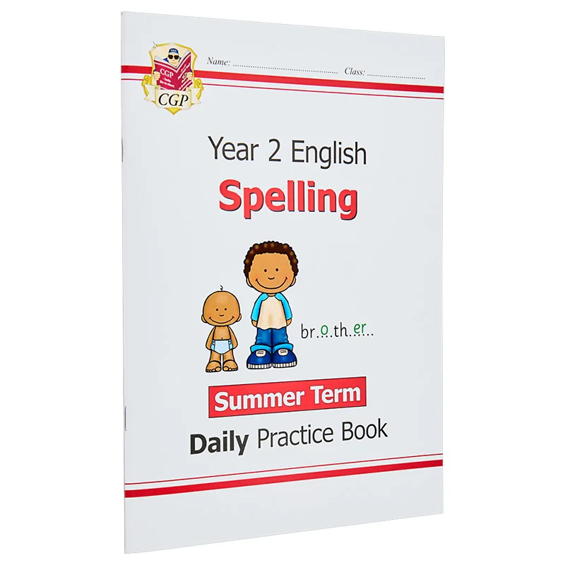 New KS1 Spelling Daily Practice Book Year 2  Summer Term CGP Books Coordination Group Publications 9781789088281 Book