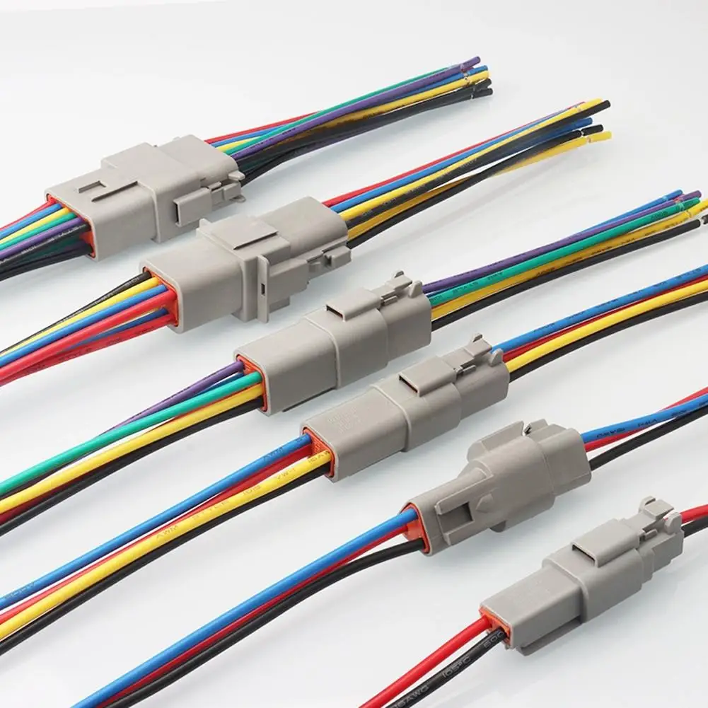 

Автомобильный водонепроницаемый электрический разъем, мужской электрический водонепроницаемый провод DT, 6, штепсельные разъемы, гнездо U9Z5