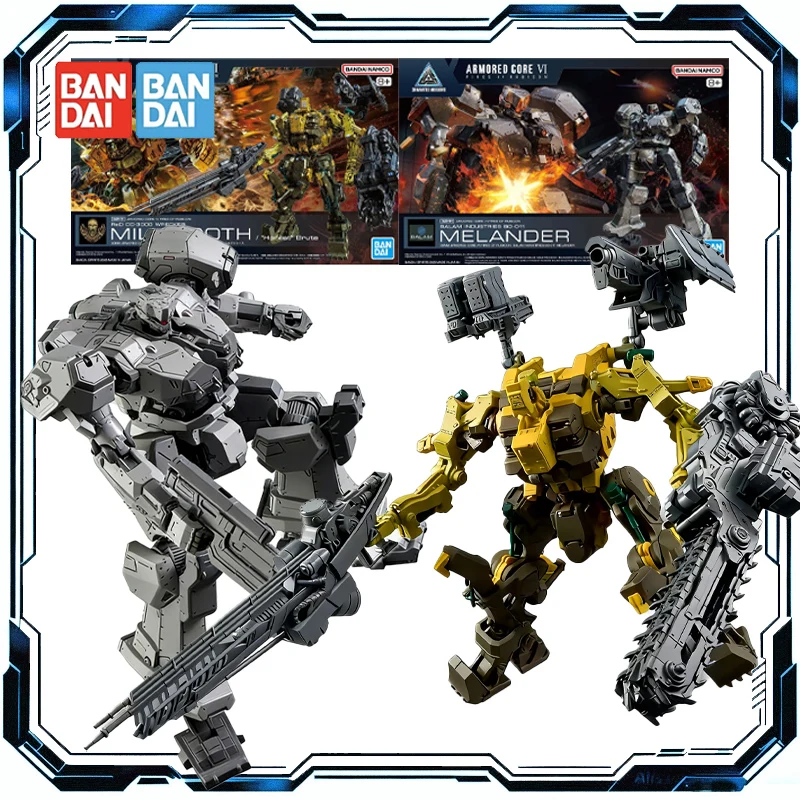 

Bandai Original 30MM ARMORED CORE Ⅵ RaD CC-3000 WRECKER MILK TOOTH & BD-011 MELANDER Anime Action Figure Assembly Model Toy Gift
