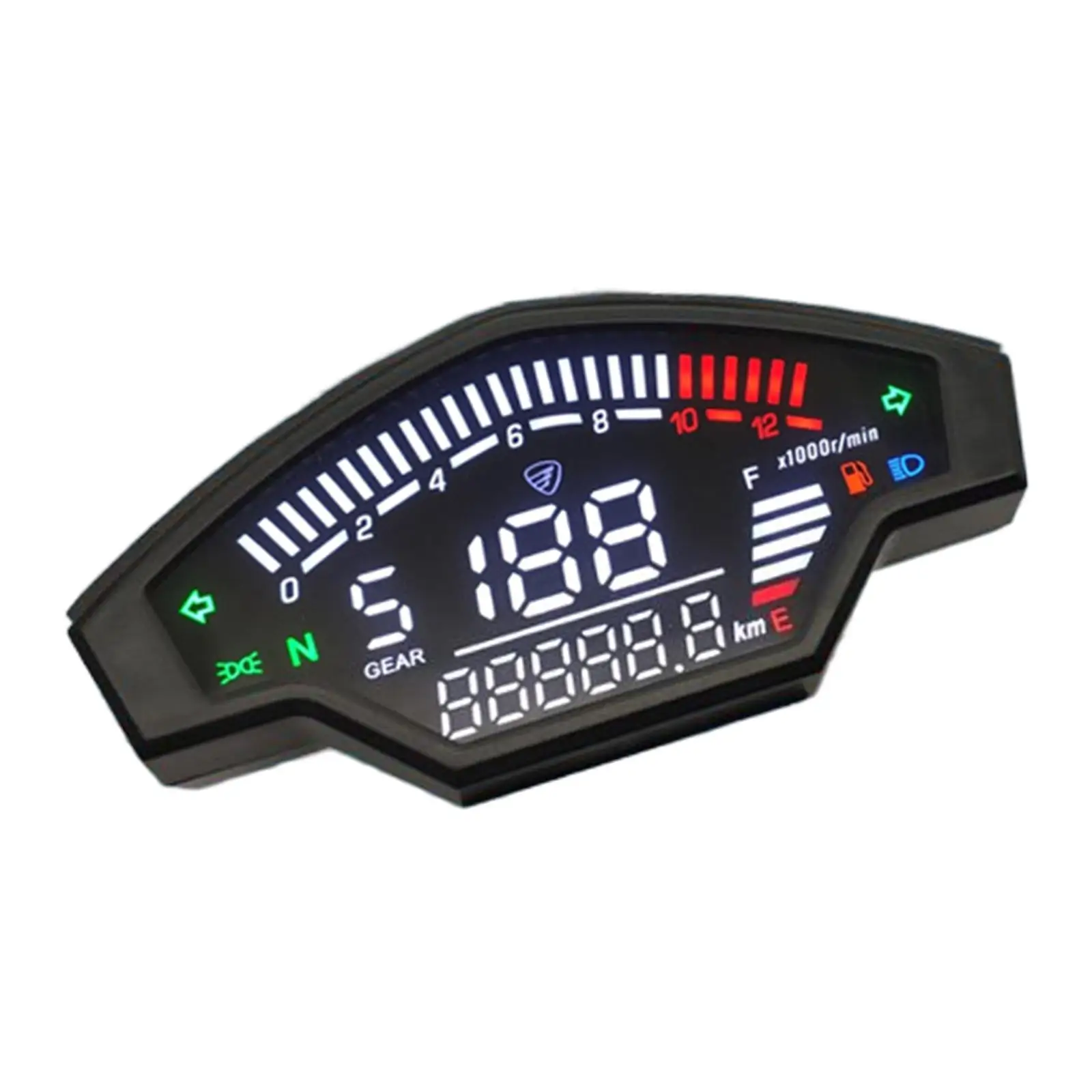 Motorcycle Speedometer Oil Level Meter Gauge Motorbike Tachometer Odometer for