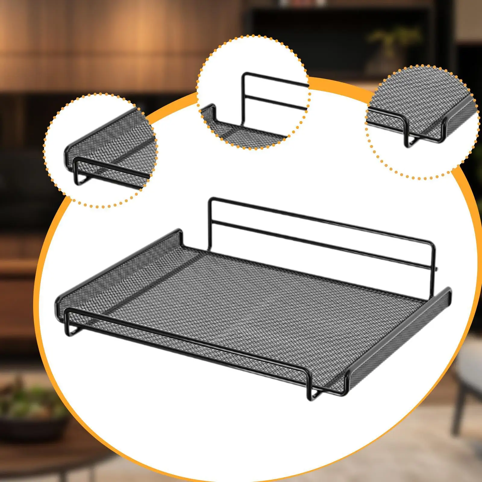 Projector Shelf Multifunctional Wall Display Shelf for Hotel Office Bedroom