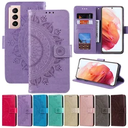 Geprägte PU-Leder Brieftasche für Samsung Galaxy S23 Ultra S23 Plus S23 S22 S21 S20 S10 S9 S8 Note 20 10 Kartens teck plätze Flip Cover