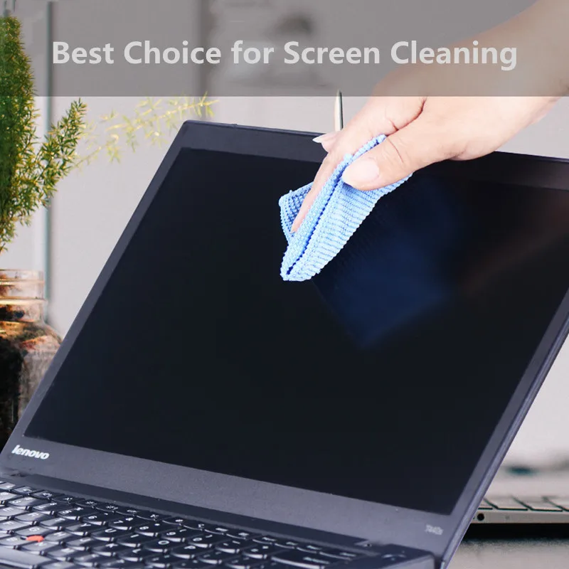 Computer Screen Dust Removal Microfiber Cloth Set Cleaning Liquid  Screen Cleaner Spray for LCD PC PDA Lens Cleaner