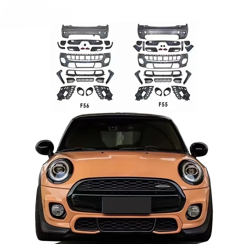 

Automotive Parts Body Kit Car Bumper for bmw Mini F55/F56 Upgrade ToJCW Body Kit Front Rear Bumper Assembly