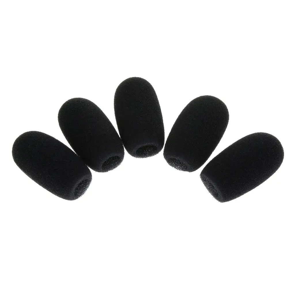 5pcs Replacement Mic Foam Sponge Microphone Windshield for Conference Mic