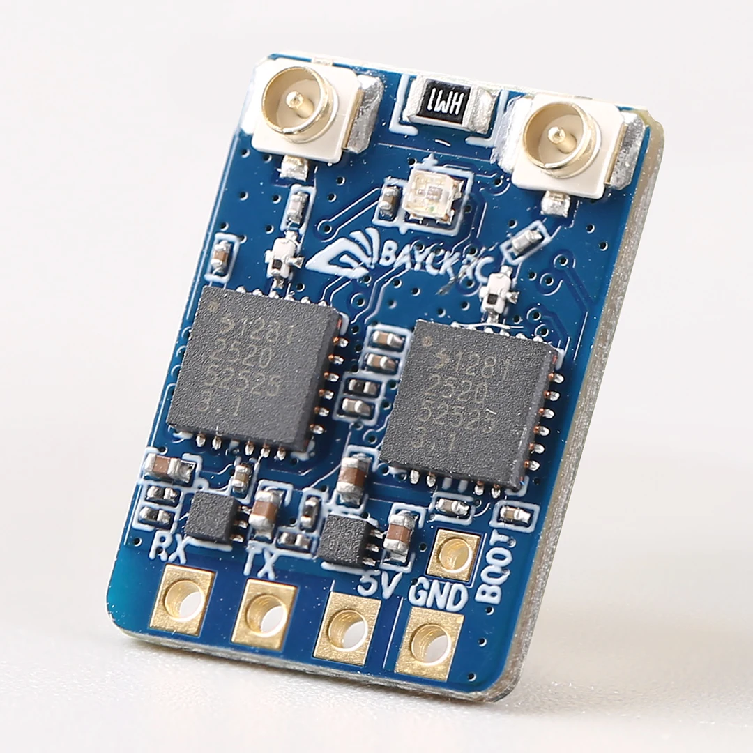 BAYCKRC ELRS Receiver RRD1 Crossover 2.4G Racing Gemini Dual Antenna Receiver FPV