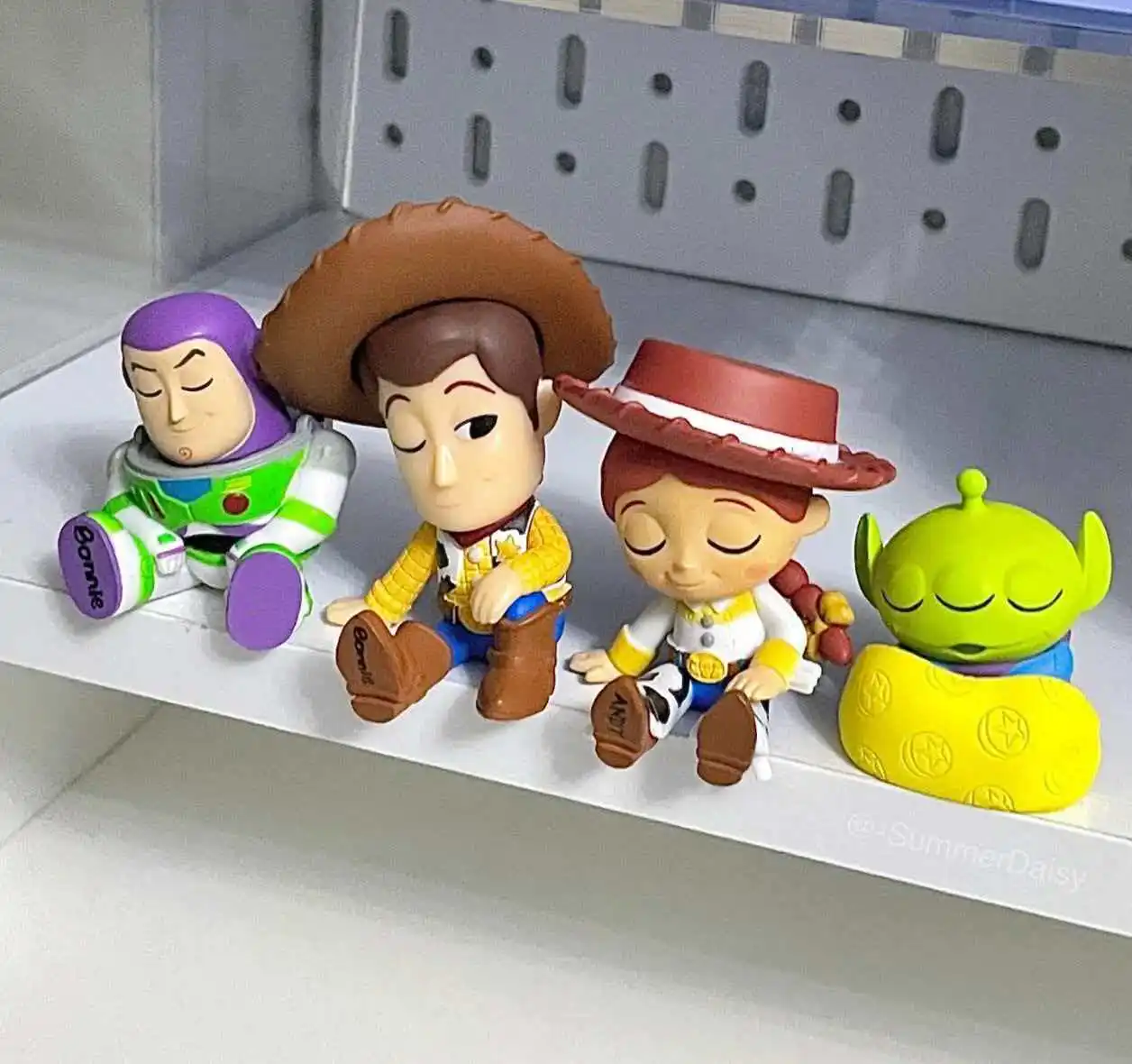 

New Product In Stock Toy Mobilization Three Eyed Woody Shoulder To Shoulder Blind Box Cute Figurine Desktop Ornament Surprise