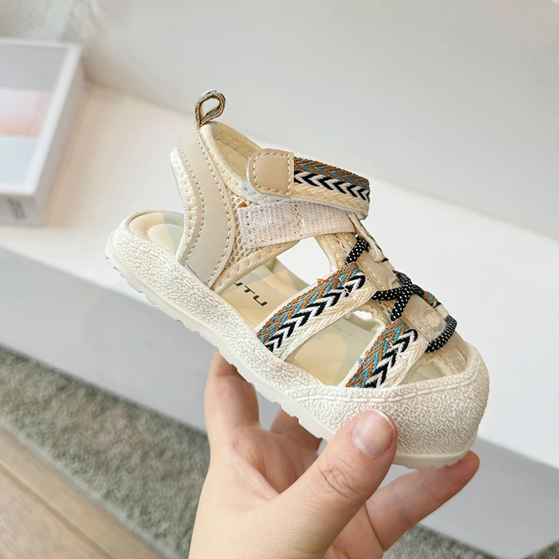 Sommer Kinder lässige Turnschuhe für Baby Mädchen Jungen Sandalen weiche Sohle Anti-Rutsch-Kleinkind Schuhe Kinder barfuß Strands chuhe