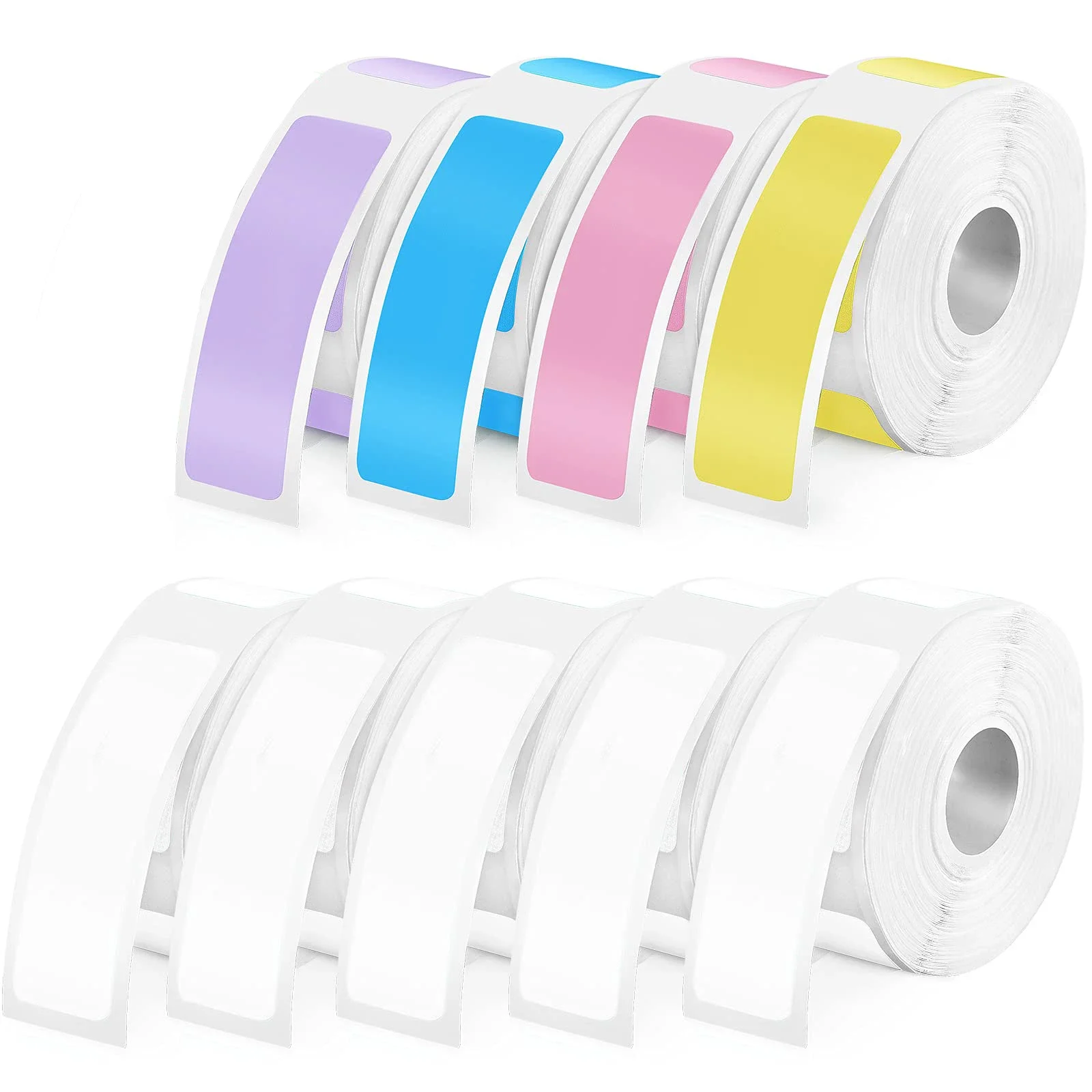 Colorful/Transparent/White Label Sticker Thermal Labels Adhesive Paper Sticky For Label Printers Note Office School Supplies Tag