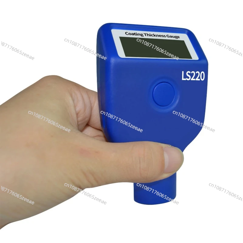 New LS220 Coating Thickness Gauge Test Non-magnetic Non-conductive Coating with Built-in Integrated Ruby Tip Probe Fe/NFe