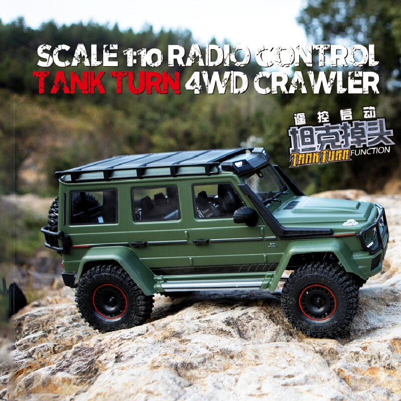YIKONGRC brushless 4wd Remote Control Off Road Car Yk4106pro V2 1/10 Rc Crawler  Simulated Tank Off-Road Remote Control Vehicle