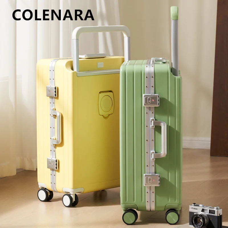COLENARA Cabin Suitcase USB Charging Multifunctional Boarding Box 20