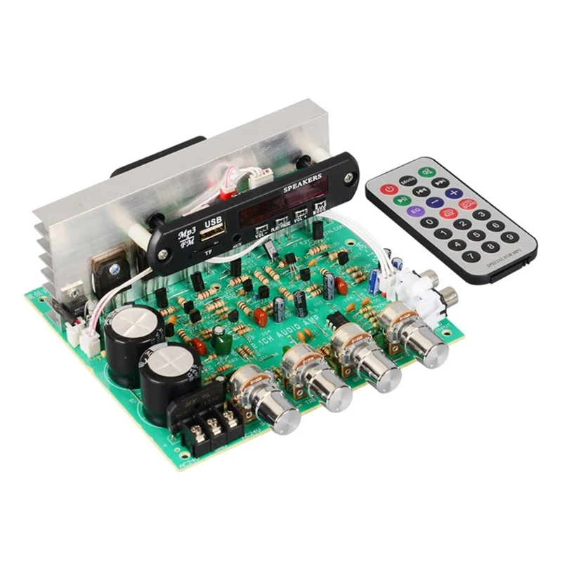 

DX-2.1 2.1CH Sound Amplifier Board 3x80W Large Power Subwoofer Speaker Power Amp Module Double AC18-26V