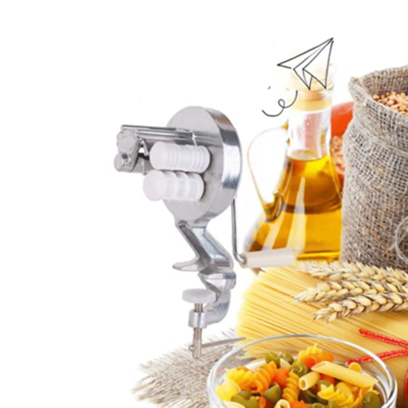 

1PC Pasta Maker Aluminum Alloy Spaghetti Pasta Maker Cavatelli Fettuccine Noodle Press Machine Home Kitchen Pasta Cooking Tool