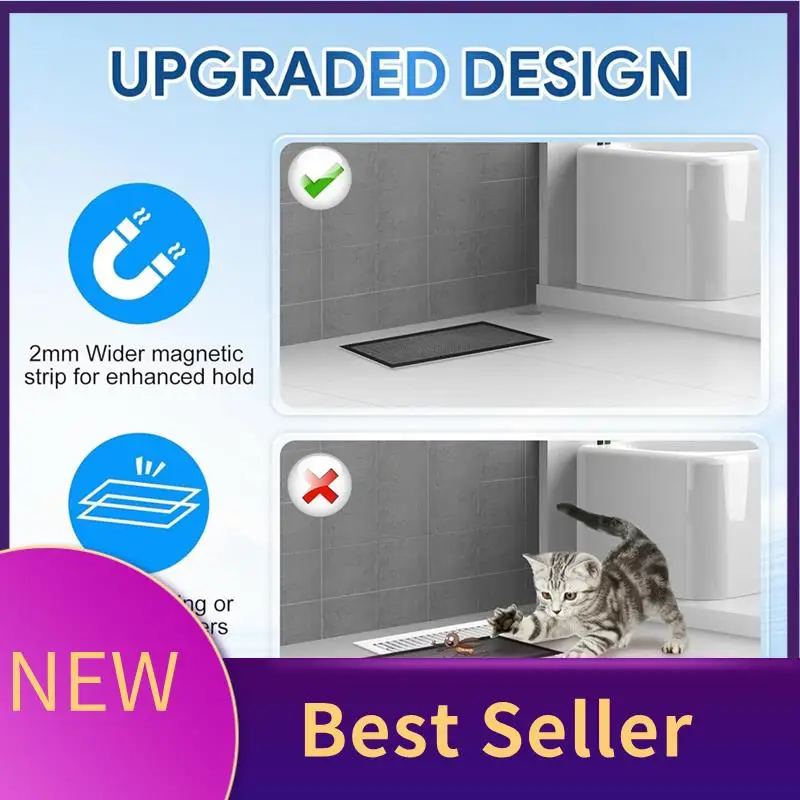 

Vent Covers 5.5" X 12" Magnetic Vent Covers Air Vent Covers Mesh Screen Register Vent Covers Forhome,Floor,HVAC A