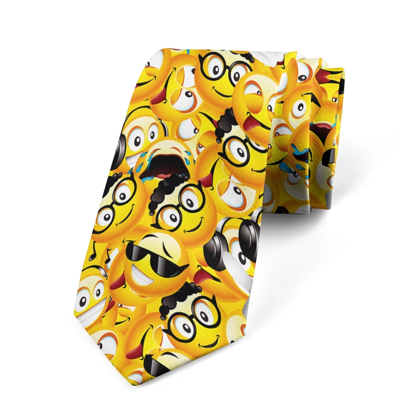 Fashion Casual Skull Tie For Men 8CM Slim Fit Business Wedding Party Shirt With Tie High Quality Polyester Corbatas Para Hombre