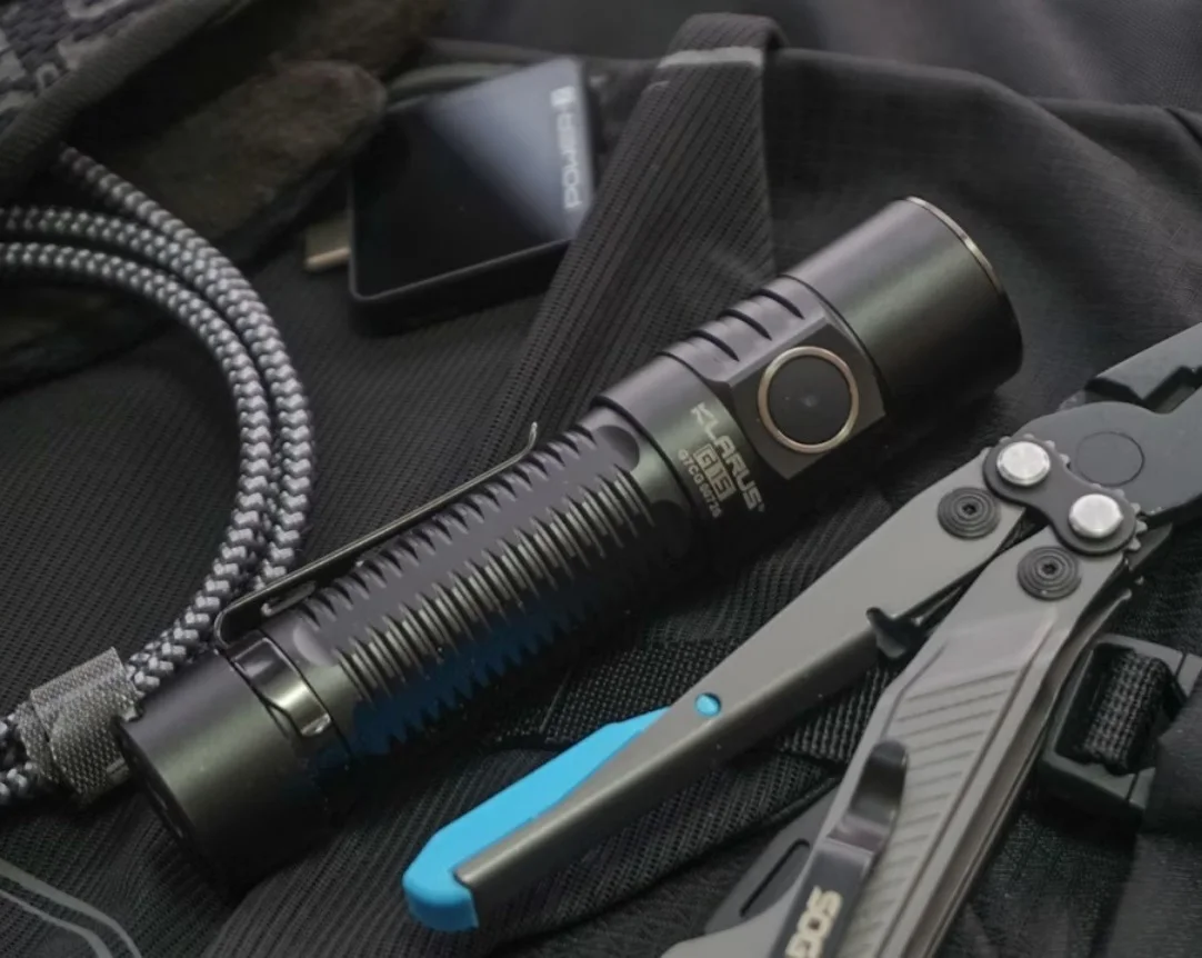 Klarus Ultra Bright LED Flashlight 4200LM Type-C Fast Charging Rechargeable Torchlight with 5000mal Battery for Outdoor Hiking