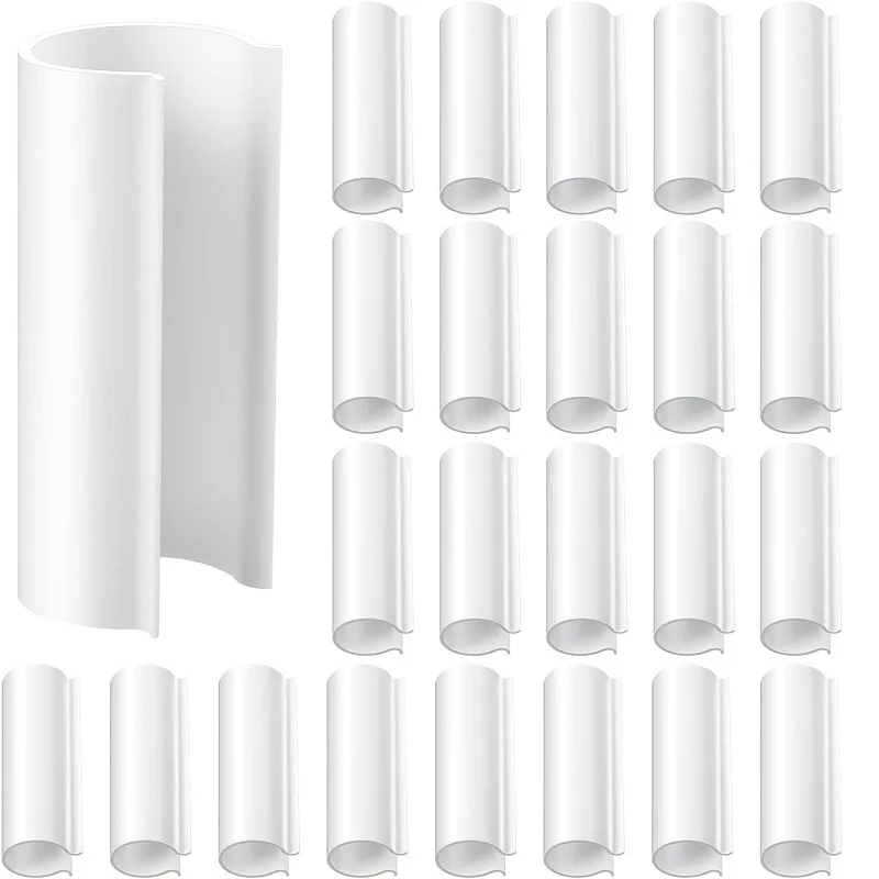 

64 шт. зажим для труб из ПВХ, зажим для садовых трубок, пластиковые зажимы для теплиц, зажимы для пленки, зажимы для покрытия бассейна, зажимы для надземных бассейнов