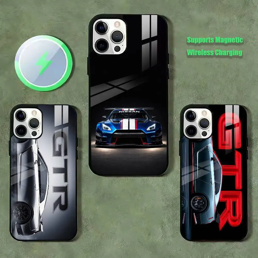 

Advanced Sports GTR Car Phone Case For iPhone17,16,15,14,13,12,11 Plus,Pro Allows magnetic wireless charging