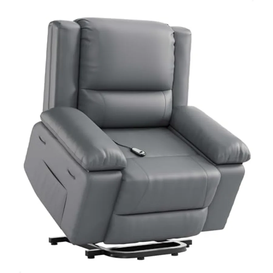 

Кресло-реклайнер с электроприводом - с подогревом и массажем, из искусственной кожи, для пожилых людей и людей с ограниченными возможностями, с регулируемой спинкой