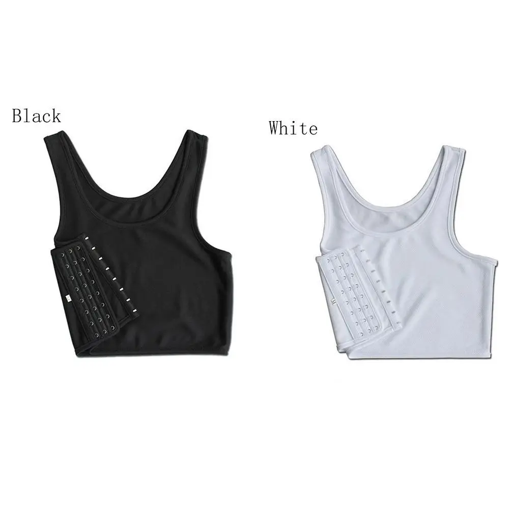 1 قطعة سترة مسطحة دائم الثدي تانك القمم عبر مثليه مثليه المسترجلة الصدر المشكل الملابس الداخلية مشد الثدي الموثق