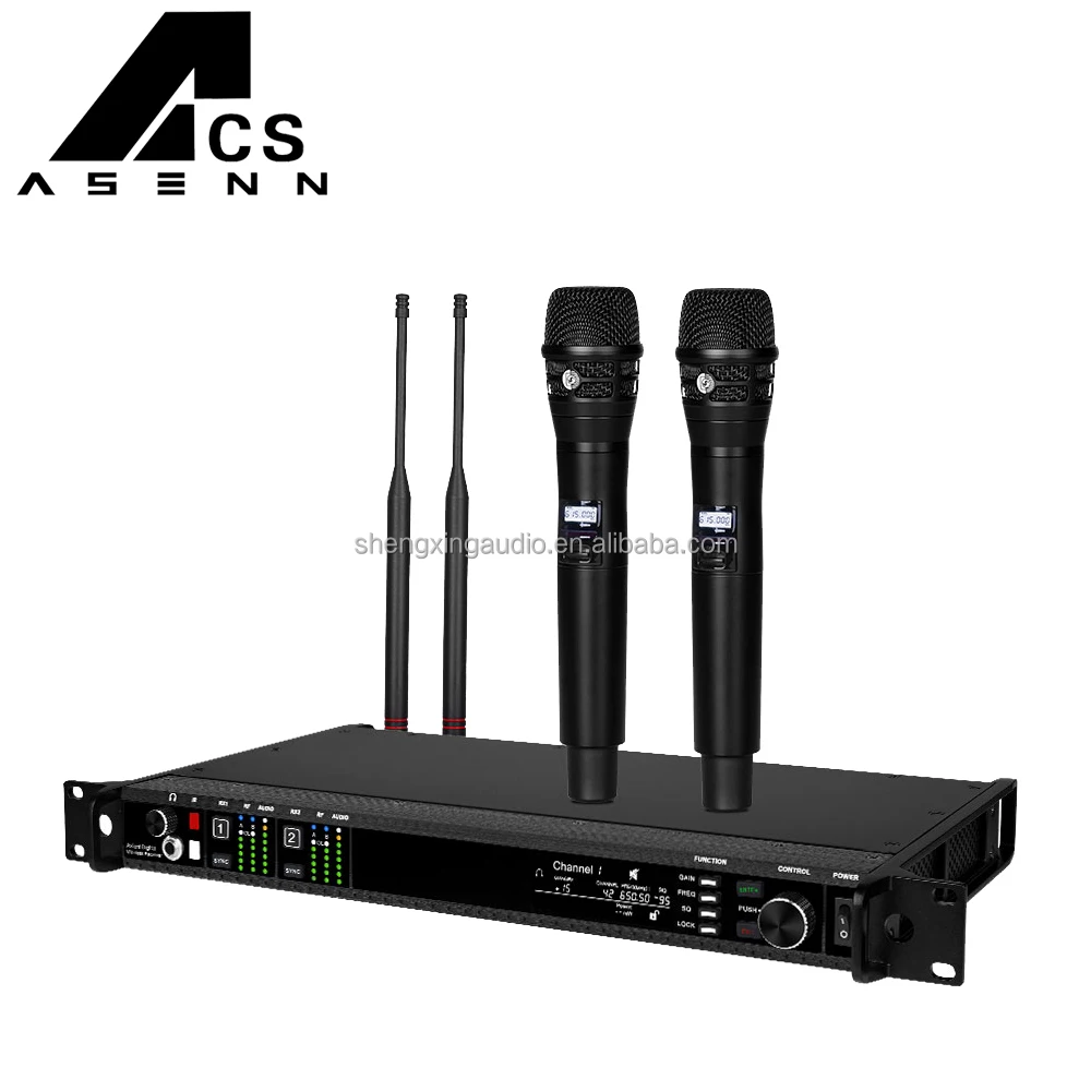 

2-канальные беспроводные микрофоны UHF, звуковая система AD4D, беспроводной микрофон, цифровой беспроводной микрофон True Diversity