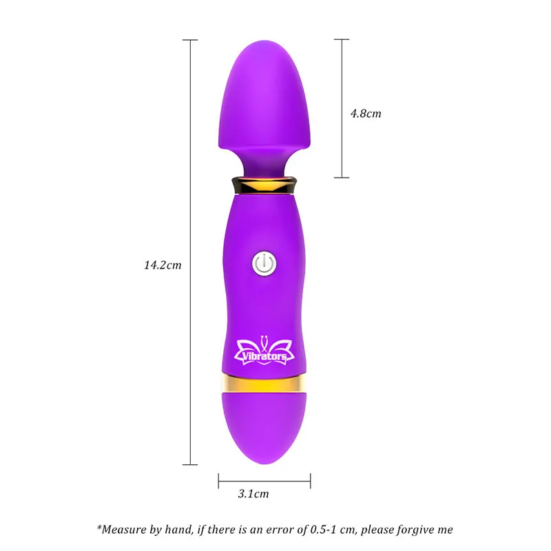 Powerful Clitoris Dildo Vibrator Erotic Sex Toys For Women 12Hz AV Vibration Magic Wand G-spot Massager Female Masturbator