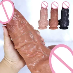 Silicone Huge Dildo Real Man Dick Male Artificial Rubber Penis Strapon Sex Toys for Women Anal Plug Vaginal G-spot Masturbation