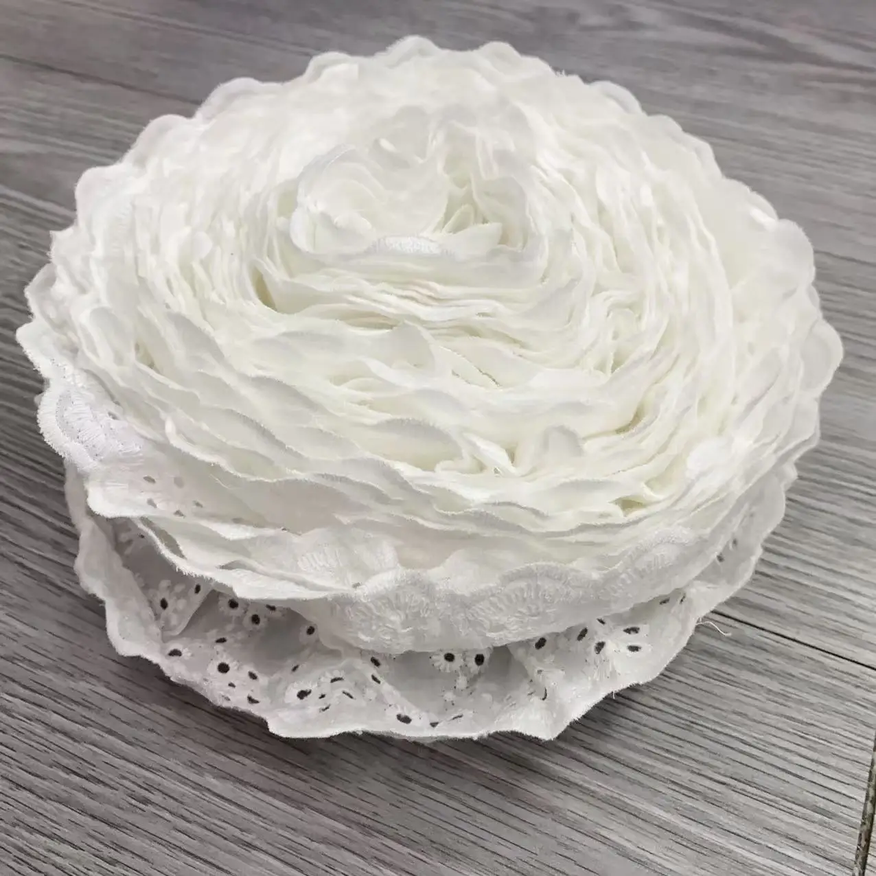 9CM Wide Luxury Embroidery Yellow Flower Lace Fabric Trim Ribbon DIY Sewing Applique Collar Ruffle Guipure Wedding Cloth Supply