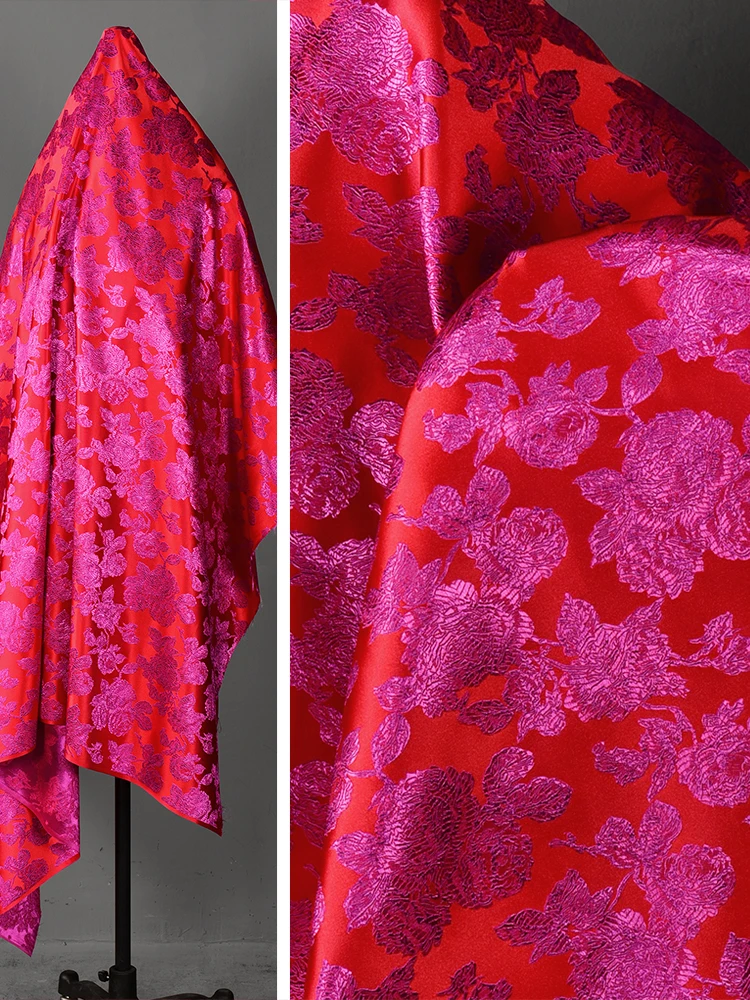 

Brocade Fabric Chinese Style Jacquard Cheongsam Jacket Children's Clothing Fabric for By The Meter Cloth Sewing Material