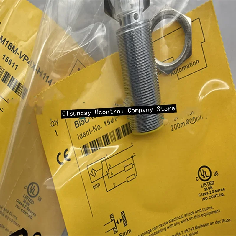 

2PCS New proximity switch Bi5U-M18M-VN4X-H1141 Bi5U-M18M-VP4X-H1141