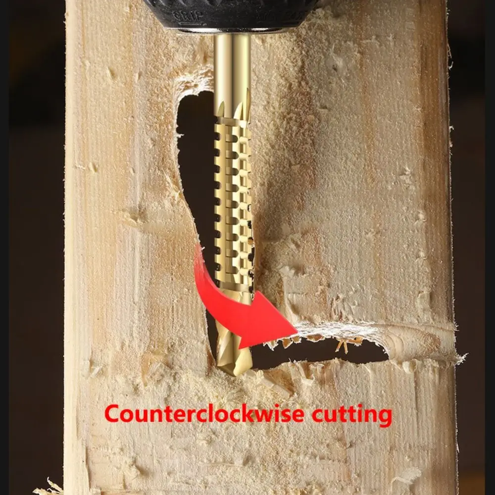 Portable Spiral Cobalt Drill Bit Round Shank High Quality Tap Drill Woodworking Multi-function Hole Opener