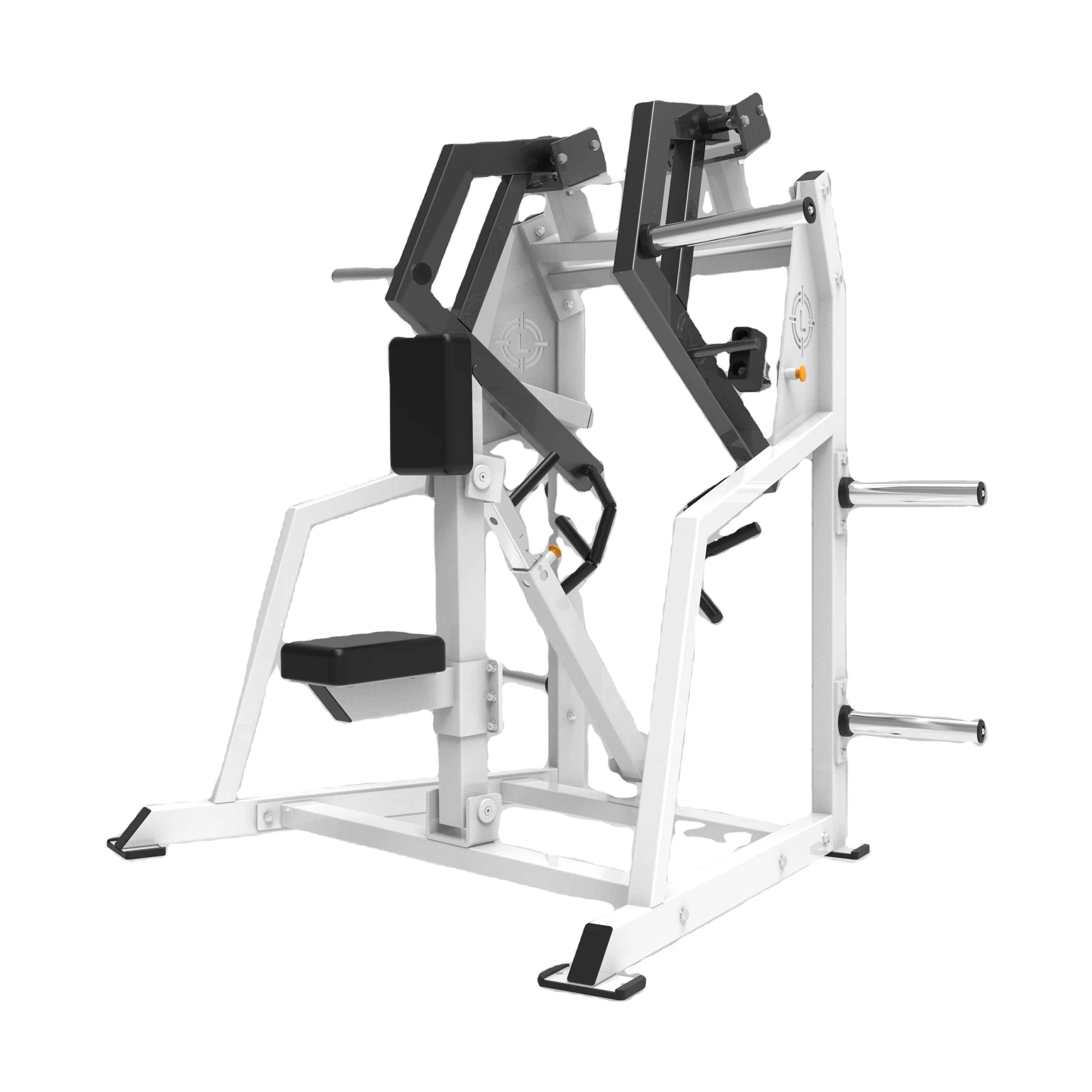 Placa comercial cargada, equipo de Fitness, entrenamiento de músculos de la espalda, máquina de fila multisentado recargada 2025